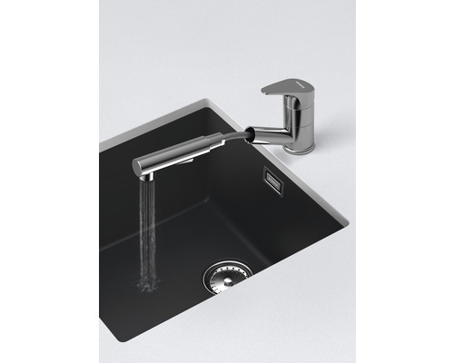 Évier avec robinet et douchette