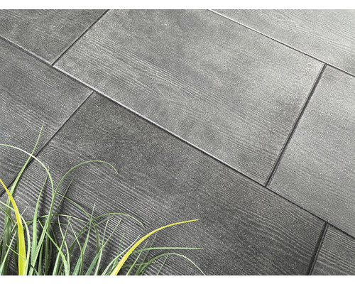 Dalle de terrasse béton Bellastone Silva gris 60 x 40 x 4,5 cm