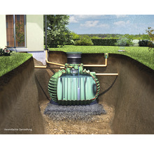 Regenwasser-Erdtank GARANTIA Gartenpaket CRISTALL PROline 2650 L