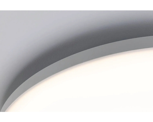 Panneau LED Zigbee à intensité lumineuse variable 25W 2200 lm 2700- 6500 K blanc chaud - blanc lumière du jour Tunable White HxØ 65x400 mm Loria sans cadre blanc rond