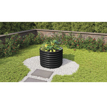 Hochbeet klassisch Vitavia Vita 630 rund 82,1 x 82,1 x 63 cm schwarz
