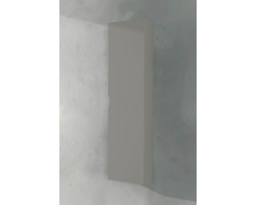 Grauer Hängeschrank zur Badezimmerausstattung