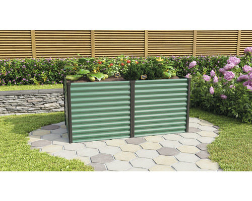 Hochbeet klassisch Vitavia Linus 858 96,2 x 187,7 x 86 cm seegras-schwarz Hochbeet klassisch Vitavia Linus 858 96,2 x 187,7 x 86 cm seegras-schwarz