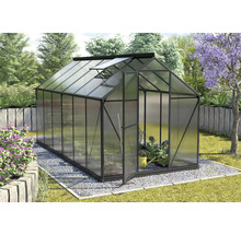 Gewächshaus Vitavia Triton 7500 Hohlkammerplatten 4 mm 198 x 379 cm schwarz