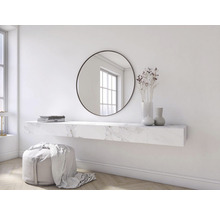 Miroir de salle de bains miroir Cordia ROUND LINE MIRROR Ø 80 cm brun