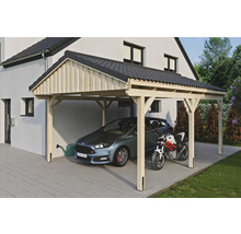 Carport simple SKAN Holz Fichtelberg 423 x 566 cm naturel