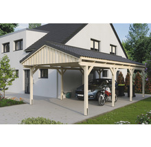 Carport simple SKAN Holz Fichtelberg 423 x 808 cm naturel
