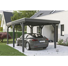 Carport simple SKAN Holz Grunewald 321 x 554 cm ardoise