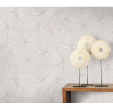 Papier peint avec motif géométrique dans un intérieur
