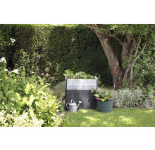 Carré potager classique GARANTIA ERGO Quadro Turbo M 75 avec système d'économie d'eau Flora 80 x 60 x 75 cm stone