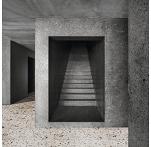 Treppe in einem modernen Gebäude mit Terrazzoboden