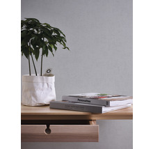 Papier peint intissé 38197-2 Titanium 3 structure uni gris