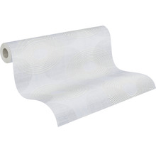 Vliestapete 37832-2 Attractive Kreise grau