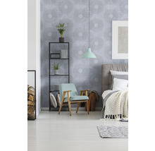 Vliestapete 37832-1 Attractive Kreise grau