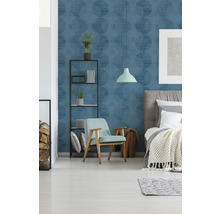 Vliestapete 37832-5 Attractive Kreise blau