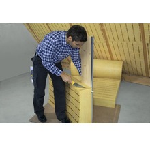 Panneau roulé en laine de verre ISOVER Integra 1-035 pour isolation entre chevrons pour toit en pente 4800 x 1200 x 120 mm-thumb-7