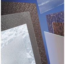 Verres décoratifs dans différents designs.