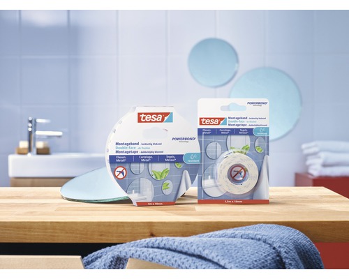 Tesa Powerbond Montageband für Fliesen und Metall
