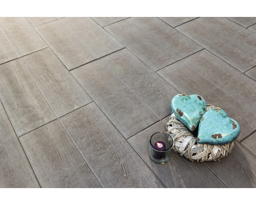 Beton Terrassenplatte iStone Lignum umbra 60 x 40 x 4 cm