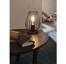 Lampe de table Newtown 1 ampoule noire H 230 mm-thumb-0