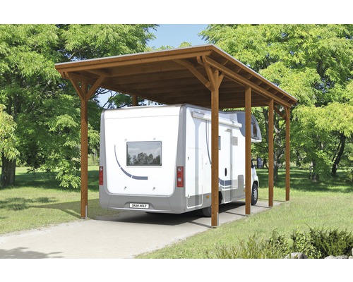 Carport für Wohnmobil aus Holz