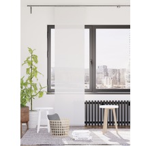 Schiebegardine Manhattan weiß 60x245 cm