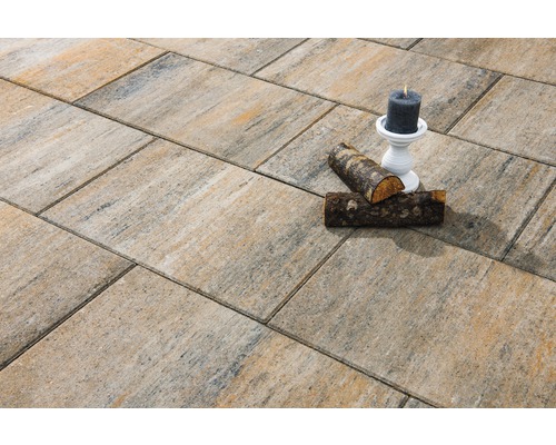 Dalle pour terrasses en béton iStone Pure calcaire coquillier 60x40x4cm