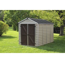 Gerätehaus Palram – Canopia Skylight 6x10 Tan mit Fußboden 185,5 x 305,5 cm braun