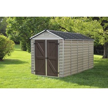 Remise à outils Palram – Canopia Skylight 6x12 sapin avec plancher 380 x 185,5 cm marron