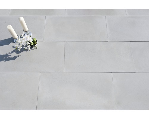 Dalle pour terrasses en béton iStone Concrete gris 100x50x5 cm