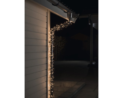 Guirlande lumineuse LED Konstsmide micro extérieur et intérieur 800 LED blanc chaud