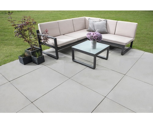 Dalle pour terrasses en béton iStone Concrete gris 100x100x5cm