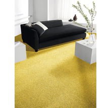 Teppichboden Velours Verona Farbe 150 gelb 400 cm breit (Meterware)-thumb-1