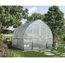 Serre Palram – Canopia Bella 8x8 panneaux alvéolés 6 mm 244 x 244 cm alu