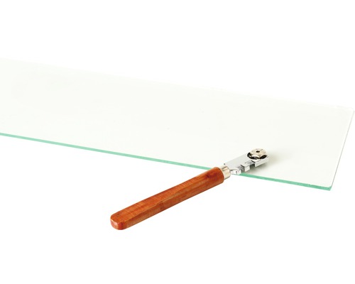Coupe-verre avec manche en bois et plaque de verre