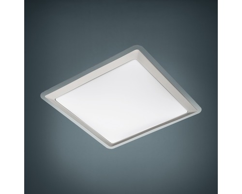 LED Wandlampe 24W 2600 lm 3000 K 34x34 cm Competa weiß/silber