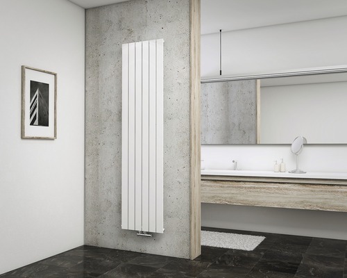 Radiateur design SCHULTE Aachen 1800x464 mm blanc avec raccordement au centre sans porte-serviettes Radiateur design SCHULTE Aachen 1800x464 mm blanc avec raccordement au centre sans porte-serviettes