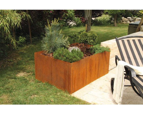 Jardinière surélevée classique bellissa pannello module sans fond 116 x 80 x 50 cm