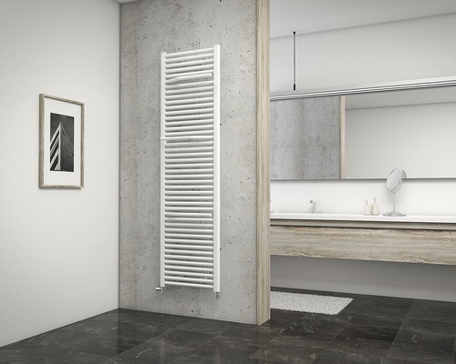 Radiateur de salle de bains SCHULTE Miami 1775x500 mm blanc raccordement des deux côtés en bas Radiateur de salle de bains SCHULTE Miami 1775x500 mm blanc raccordement des deux côtés en bas
