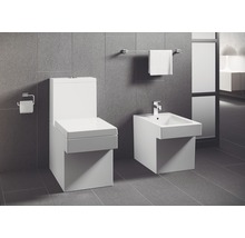 Porte-rouleau de papier toilette GROHE Essential Cube sans couvercle 40507001 chrome-thumb-1