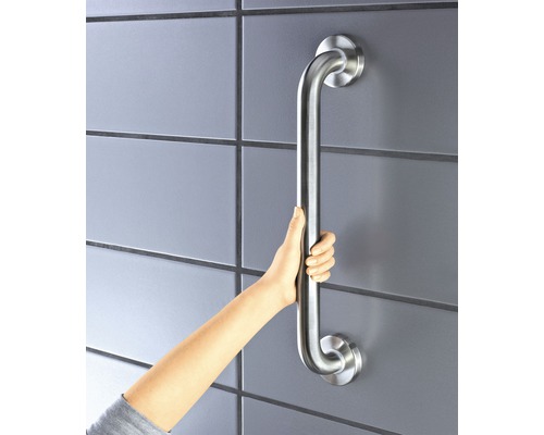 Edelstahl Haltegriff zur Wandmontage mit Hand