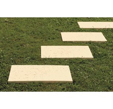 Couvre-mur pour muret travertin champagne 75 cm x 33 cm x 4 cm