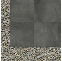 Dalle de terrasse FLAIRSTONE en grès cérame fin Modern Dark bords rectifiés 60 x 60 x 2 cm-thumb-1