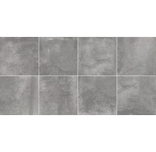Dalle de terrasse FLAIRSTONE en grès cérame fin Modern Dark bords rectifiés 60 x 60 x 2 cm-thumb-3