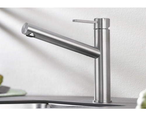 Robinet de cuisine en acier inoxydable