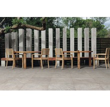 Dalles de sol ardoise gris foncé 60x60x2 cm