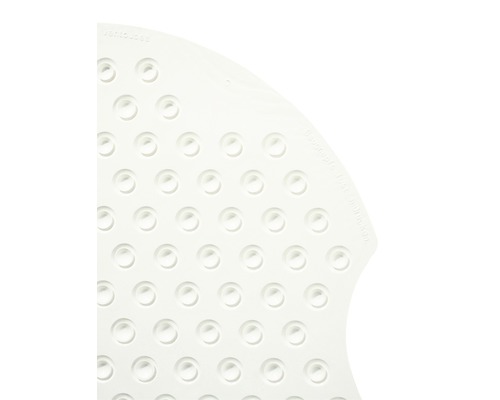 Découpe d''un tapis de douche avec ventouses