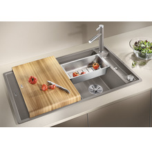 Spüle Blanco AXIA III 5 S 915 x 510 mm cafe ohne Multifunktionsschale 523214