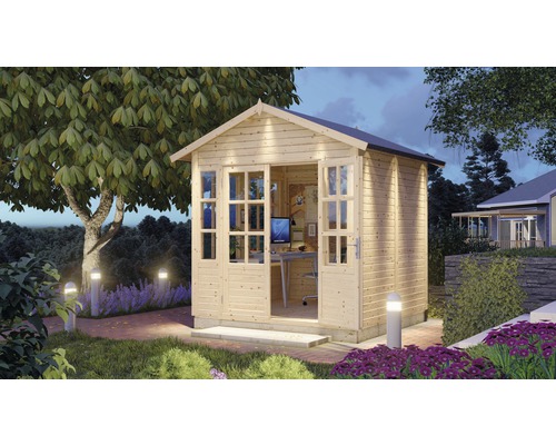 Gartenhaus Bertilo She Shed Teahouse mit Fußboden 234 x 226 cm natur