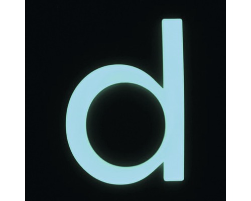 Leuchtbuchstabe d